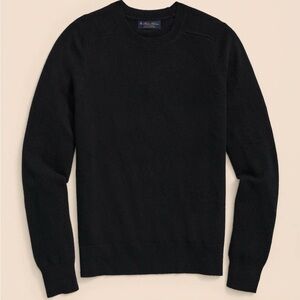 Brooks Brothers 3-Ply Cashmere Crewneck Saddle Shoulder Sweater